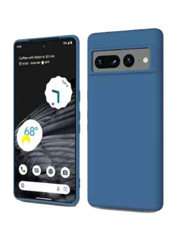 

Gennext Google Pixel 7 Pro Silicone Shockproof Mobile Phone Case Cover, Blue