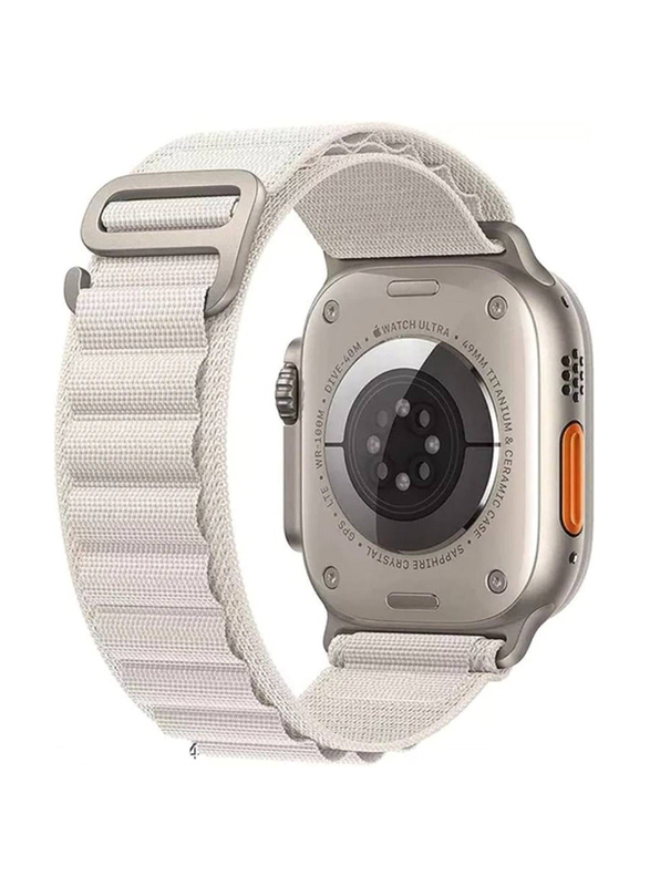 Gennext Alpine Loop Strap for Apple iWatch Series Ultra SE 49mm/45mm/44mm, White