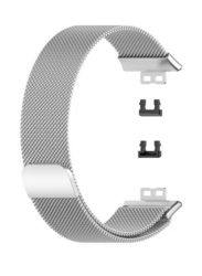 Gennext Milanese Replacement Band for Huawei Watch Fit, Silver