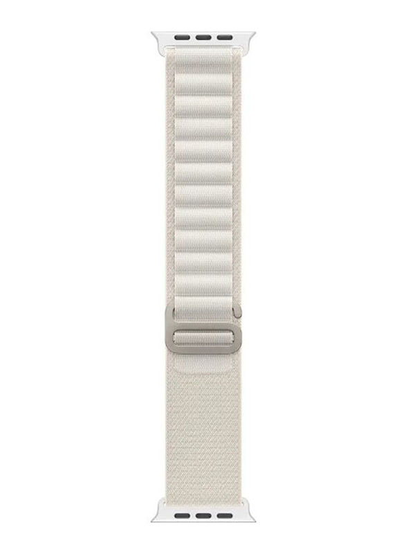 Zoomee Alpine Loop Replacement Band Strap for Apple Watch Ultra & All Series 49/45/44/42mm, White