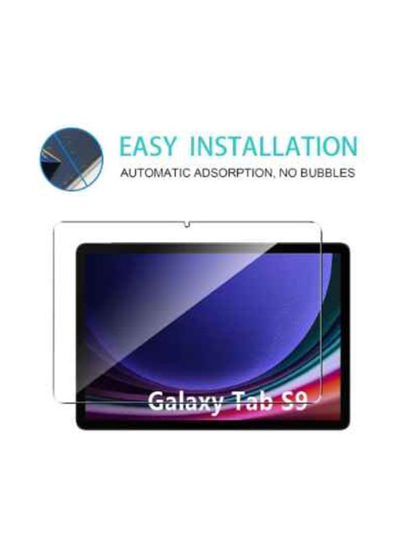 Samsung Galaxy Tab S9 9H Edge Tempered Glass Screen Protector, Clear