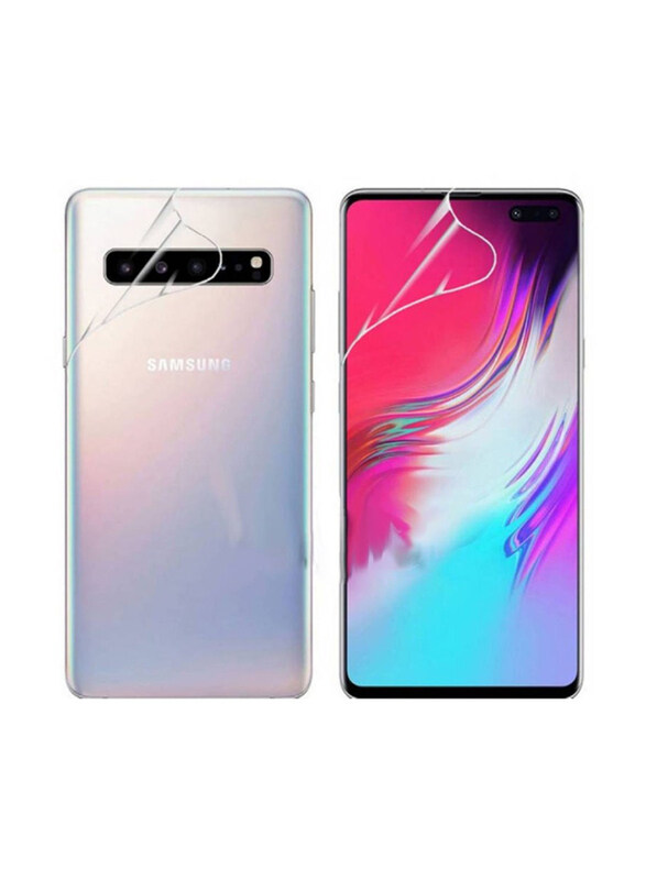 

Gennext Samsung Galaxy S10 5G Hydrogel Film Front and Back Screen Cover Protector, Clear