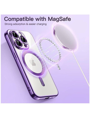 Apple iPhone 15 Pro Max 6.7 Inch Camera Lens Full Protection Mobile Phone Back Case Cover, Purple