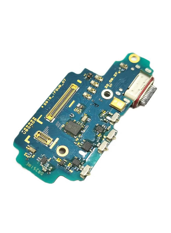 Flex Cable Type C Connector Charger Dock Replacement Board for SM-S918U Samsung Galaxy S23 Ultra, Green