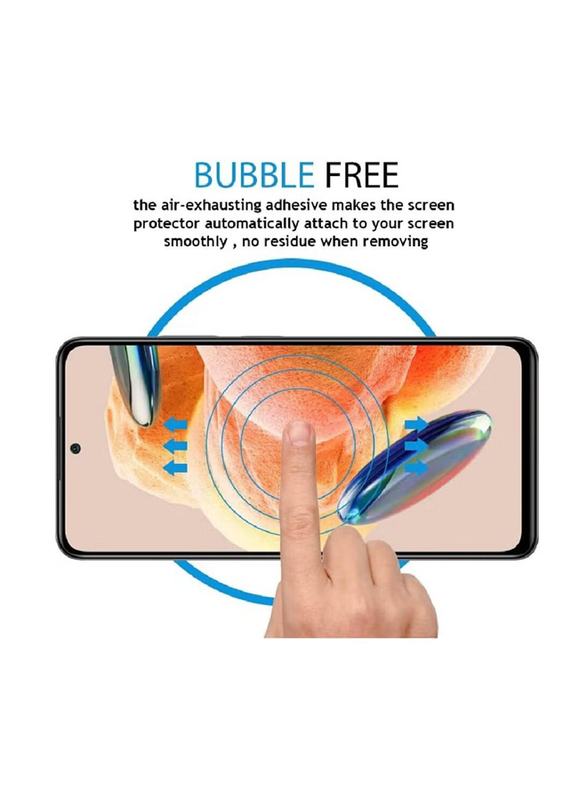 Gennext Xiaomi Redmi Note 13 Pro 9H Anti-Scratch Anti-Fingerprint Bubble Free Mobile Phone Tempered Glass Screen Protector, Clear