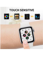 Zoomee Full Coverage Easy Installation Bubble-Free Screen Protector for Apple Watch Series 8/7 41mm, 2 Pieces, Clear