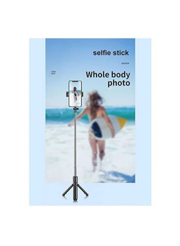 Gennext Mini Selfie Stick for Smartphones Camera, Black