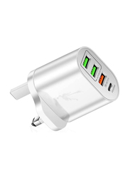 Gennext USB C 36W PD Wall Charger, White