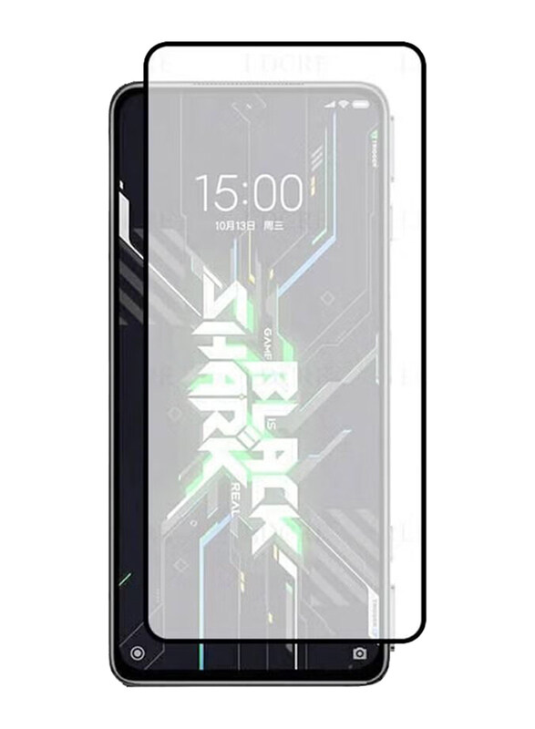 

Generic Xiaomi Black Shark 5 Pro Protective 9H Full Coverage Anti-Scratch Tempered Glass Screen Protector, Clear/Black