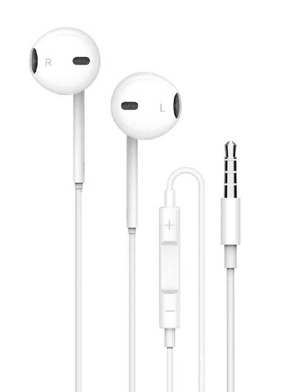 

Usams Wired In-Ear Earphones with Mic, White