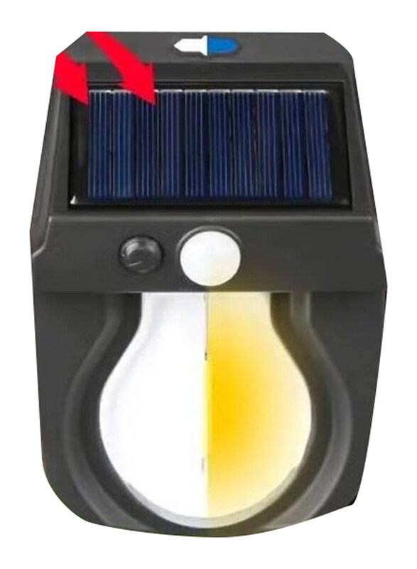 

Gennext Solar Rechargeable Outdoor Lamp Light, CL-118, Black