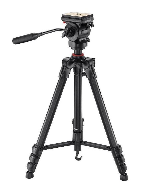 Gennext Elite Tripod with Carrying Case Extendable to 53" Quick Release, Black