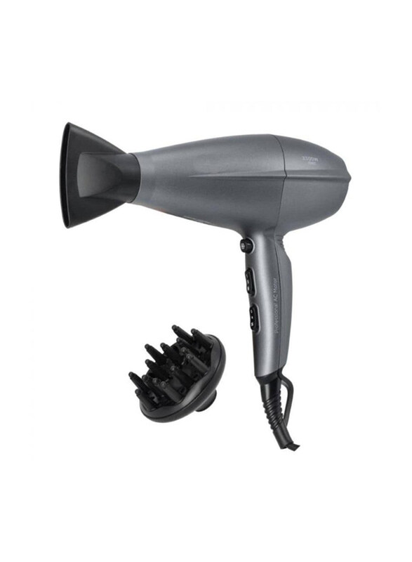 

Gennext Hair Dryer Styling Concentrator, AC Motor, GHD86052, Grey