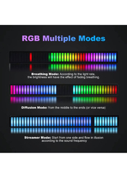 Gennext 40 Bit Colourful Voice Activated Smart RGB LED Light Bar for Gaming & Party, Multicolour