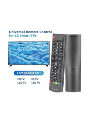 Gennext AKB74475401 Replacement Remote Control Compatible for LG TV 43LF5900 43UF6400 43UF6430 43UF6800 43UF6900, Black