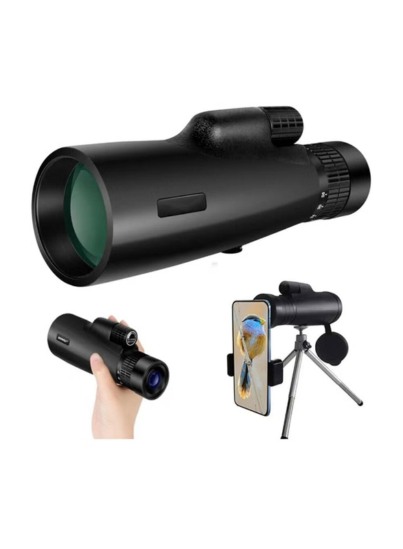 

Generic Waterproof Monocular High Definition Telescope for Smartphones, Black