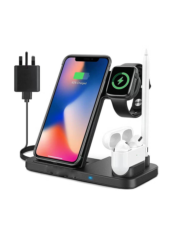 

Gennext Wireless Charging Station with Adapter, Black