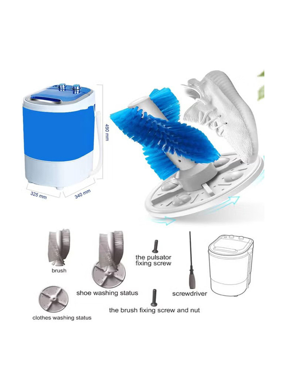 Shoe Washing Machine, 170W, XPB30-288, Blue/White