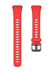 Gennext Adjustable Silicone Replacement Sports Watch Strap for Huawei Band 6/Honor Band 6, Red