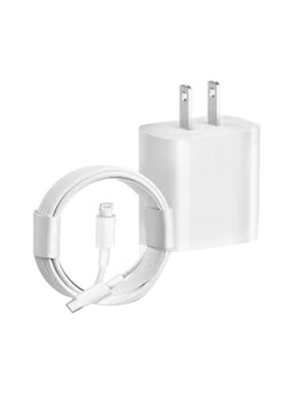 Gennext Fast Charge 20W USB Type C Block PD Wall Plug Charger, White