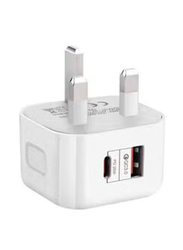 Gennext 20W Type C Power Delivery Adapter Plug, White