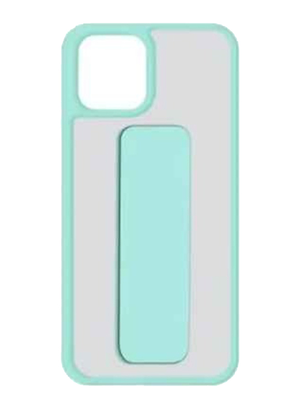 Zoomee Apple iPhone 12 Pro Max Mobile Phone Case Cover with Handgrip, Turquoise