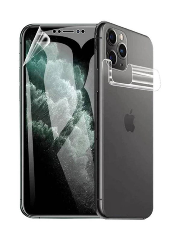 

Gennext Apple iPhone 11 Pro Max Hydrogel Film Front and Back Screen Jelly Protector, Clear