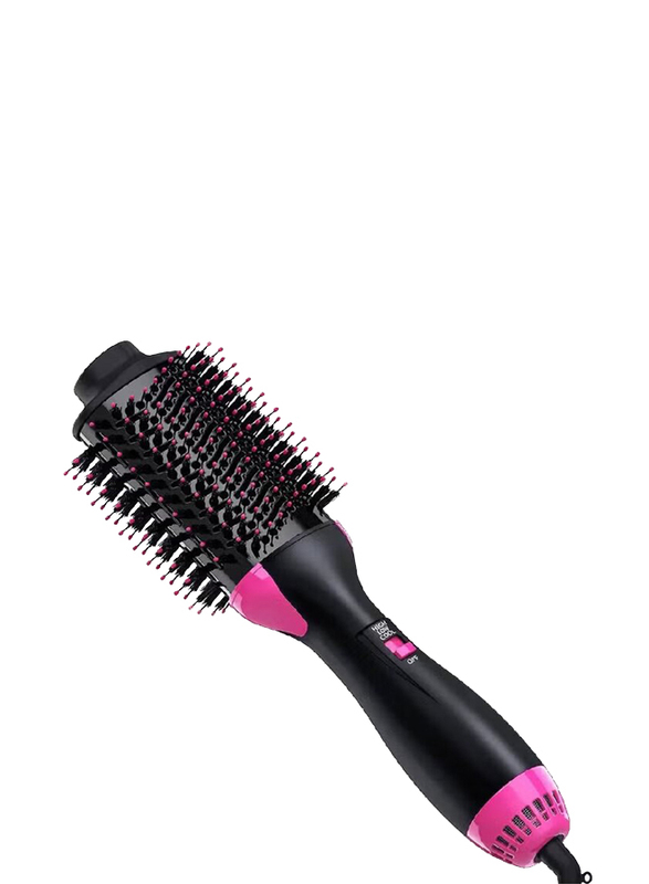 

Gennext 3-in-1 One Step Upgrade Hot Air Blow Hair Dryer Brush & Volumizer for Hair Straightening, Curling & Styling, Black