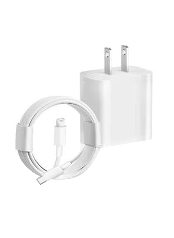 Gennext 20W Fast Charger USB Type C Block PD Wall Plug Charger for Apple Devices, White