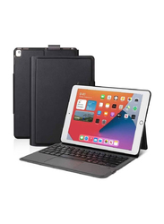 Gennext Wireless English Keyboard Folio Case Cover with Trackpad for Apple iPad Pro/8th/7th 2020/2019 10.5 inch, Black