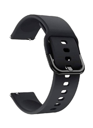 Gennext 20mm Replacement Sports Silicone Quick Release Strap, Black