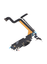 Gennext Apple iPhone 14 Pro Max Jack Flex Cable Replacement Charging Port, Black