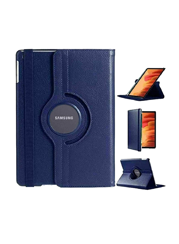 Gennext Samsung Galaxy Tab A7 10.4-inch 2020 PU Leather 360 Degree Rotating Smart Folio Book Case Cover, Blue
