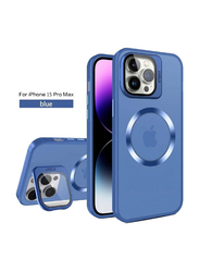 Apple iPhone 15 Pro Max Protective Scratch-Resistant Camera Protection Mobile Case Cover, Blue