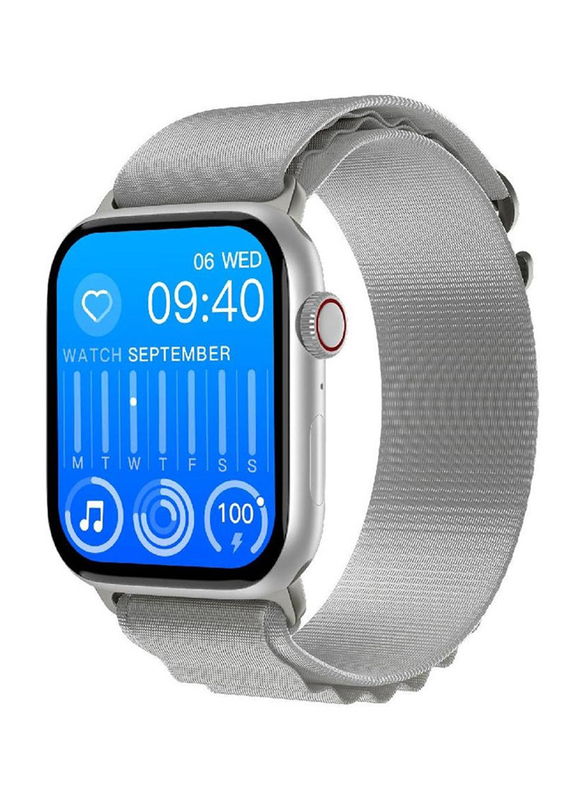 Gennext 2.05-inch Display Smartwatch, Silver