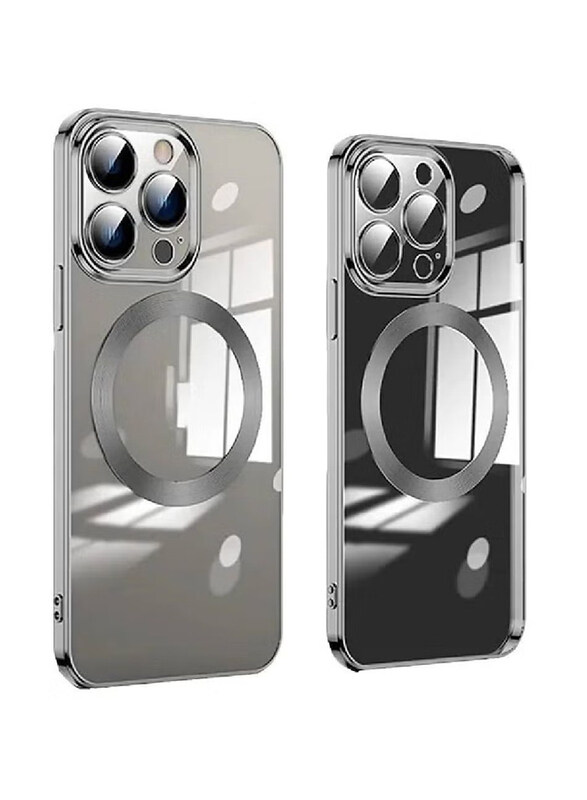 

Generic Apple iPhone 13 Pro Max Protective Shockproof Anti-fall Luxury Plating Mobile Phone Back Case Cover, Black