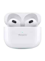 Yesido Wireless Bluetooth In-Ear Headphones, White