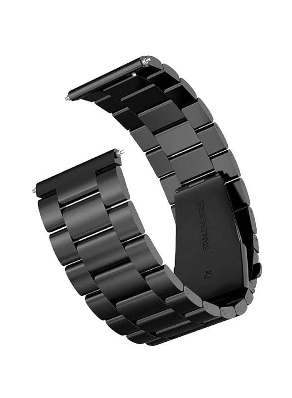 

Gennext Stainless Steel Quick Release Strap Samsung Galaxy Watch Active 2 40mm 44mm 20mm, Black