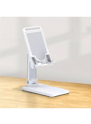 Usams Universal Retractable Foldable Desktop Phone And Tablet Stand, White