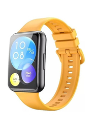 Gennext Silicone Replacement Band for Huawei Fit 2 Watch, Yellow