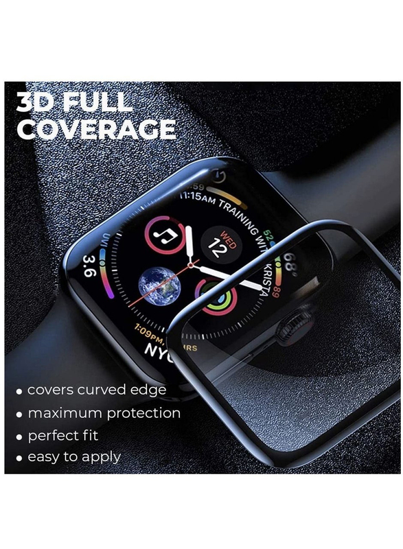 Zoomee Full Coverage Anti-Scratch Bubble Free Waterproof Screen Protector for Apple Watch Series 6/SE/5/4 40mm, Clear