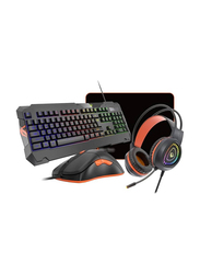 MT-C505 Anti-Ghost Gaming Combo Kit for PC with Backlit, Black