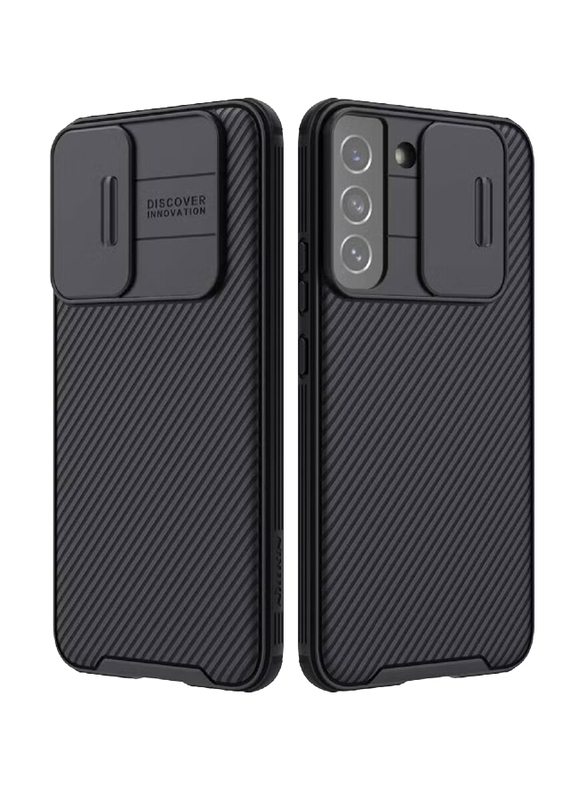 Nillkin Samsung Galaxy S22 Plus CamShield Slim case Protective Cover with Camera Protector Hard PC TPU Ultra Thin Anti-Scratch Mobile Phone Case Cover, Black