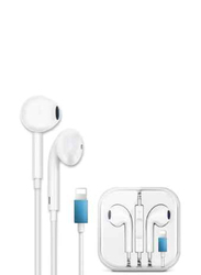 Gennext Wired In-Ear Earphones with Mic, White/Blue