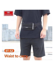 Earldom Unisex ET-S2 Waterproof Running Waist Belt Bag, One Size, Black