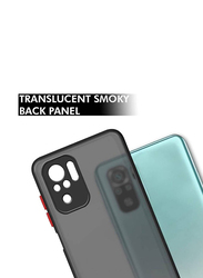 Gennext Xiaomi Redmi Note 10s Silicone Camera Protection Mobile Phone Case Cover, Black