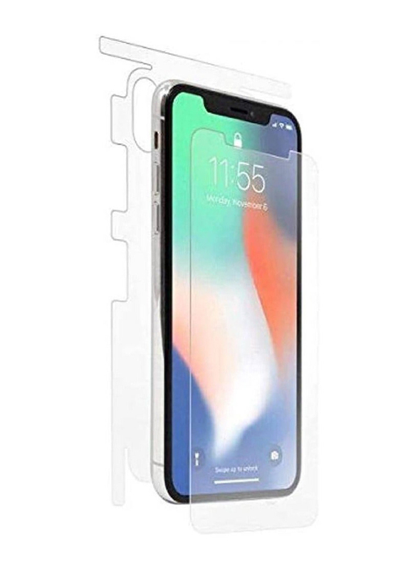 Gennext Apple iPhone XS Max Film Cover Front and Back Hydrogel Screen Protector, Clear