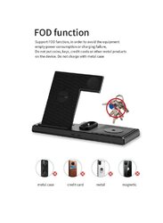 Yesido 4 in 1 18W Foldable Wireless Charger Stand, DS13, Black