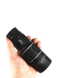 16 x 25 Waterproof High Definition Phone Photography Monocular Telescope, Black