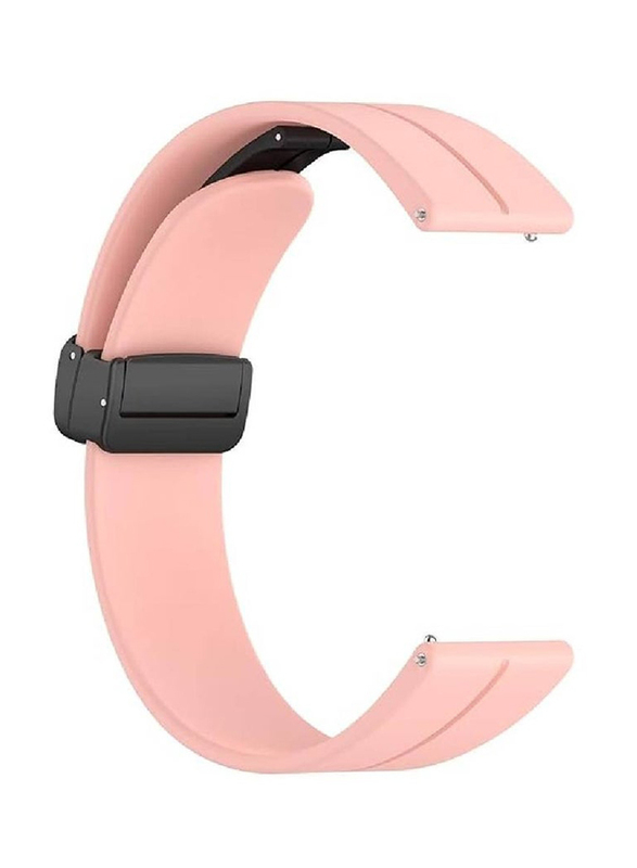 Replacement Quick Release Soft Sport Wristband Magnetic Clasp Strap for Huawei Watch GT2/GT2 Pro/Watch Buds/GT3/GT3 Pro, Pink